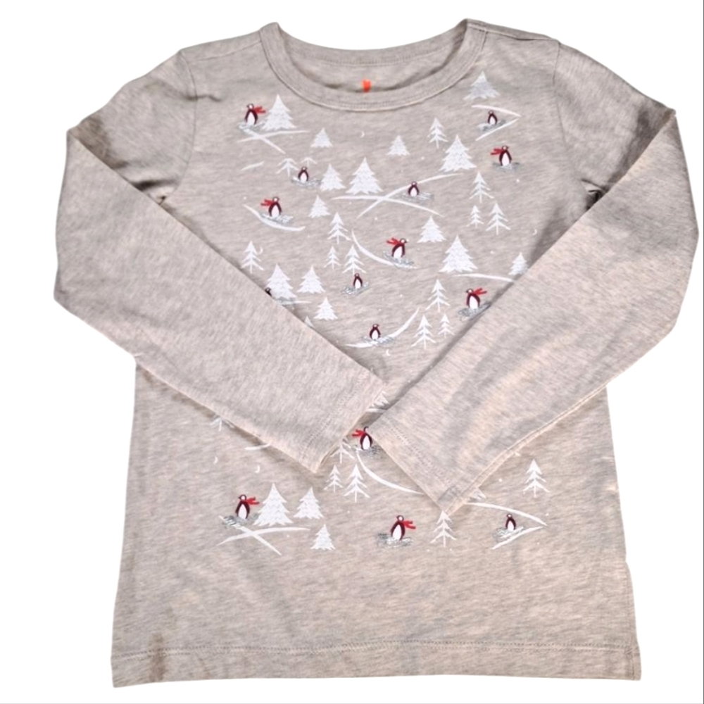 Crewcuts Ski Print Shirt Kid's Size XS 4-5